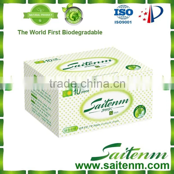 Biodegradable Super Soft Natural Sanitary Napkin Allergy Free and no Itching photo-3