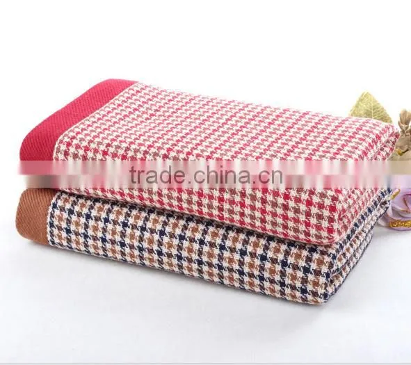 Colored Check Durable Towel photo-2