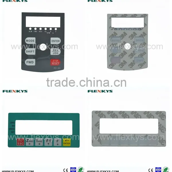 Customized GPS Tripmeter Graphic Overlay With Pillow Embossed Press Keys photo-6