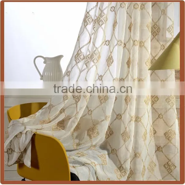 Wholesale Turkey Embroidery Curtains Voile Home Ready photo-3