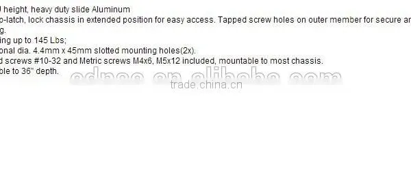 EDNSE 24''reinforced Aluminum Rail photo-6