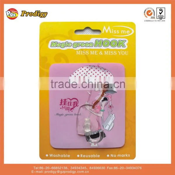 2016 Reusable Picture Hook Adhesive Reusable Magic Plastic Hook Glass Adhesive Hooks photo-2