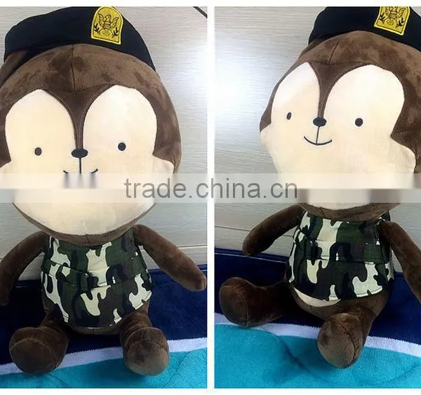 2016 Fashion New Fox Rabbit With Military Uniform Toy Descendants of the Sun Dolls photo-5