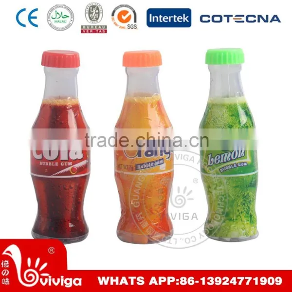 Assorted Orange Coco Lemon Flavor Chewing Gum in Bottle photo-3