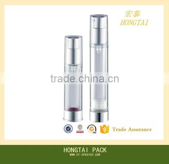 Plastic High Quality Golden Color Cosmetic Plastic Airless Pump Bottle photo-5