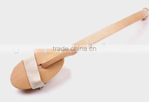 Separable Long Handle Wooden Bath Brsh,back Cleaning Brush photo-2