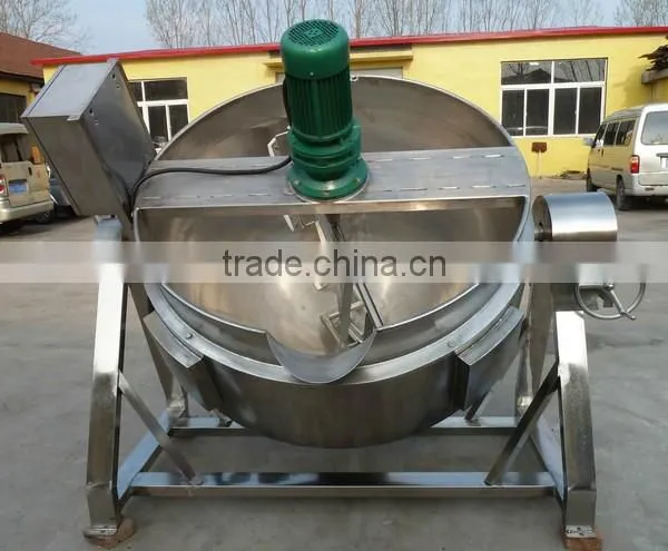 Hot Sale Stainless Steel Caramel Boiler With Paddle Mixer System and Lip photo-2