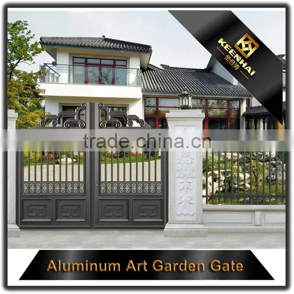 2017 Latest Powder Coated Aluminum Garden Front Gate photo-2