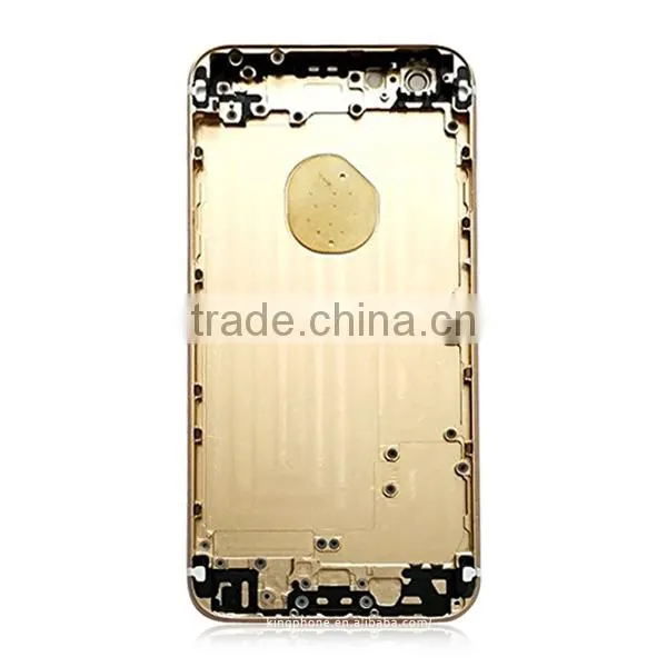 Replacement 24K Gold Plating Original Back Cover Platinum Housing for IPhone 6 6 Plus photo-3