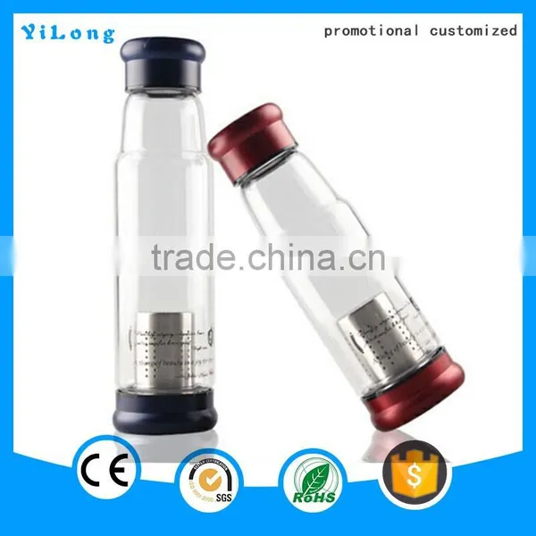 Promotional Fancy Water Glass Bottle 10 Gallon 500ml Glass Water Bottle photo-4