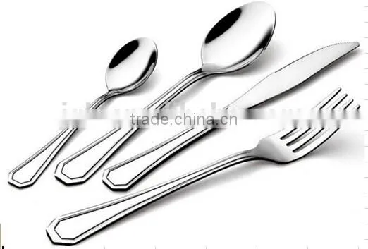 4pcs Stainless Steel Cutlery Set Spoon/fork and Knife Set photo-2