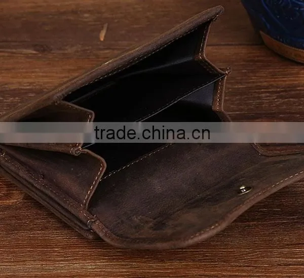 New Products Cowhide Men Genuine Leather Wallet photo-6