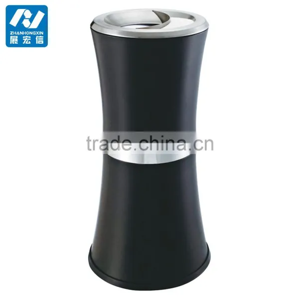 Stainless Steel Ash Tray Waste Bin Ground Ashtray Stand photo-4
