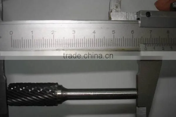 Double Cut Cylinder Shaped With Endcut Tungsten Carbide Rotary Burrs photo-3