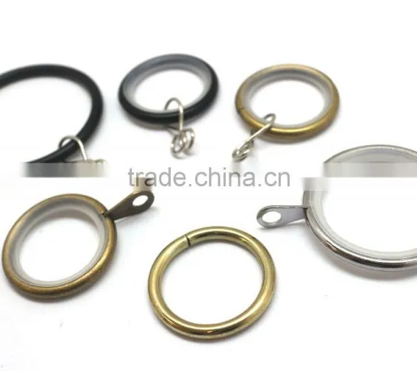 Chrome Plated Metal Window Curtain Rod Ring Loose Eyelet Inside Diameter 35mm photo-6