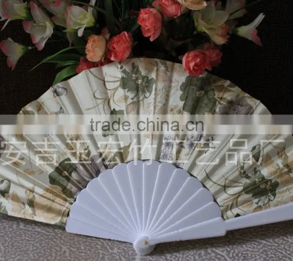 Promotional Plastic Hand Fan With Flower photo-4