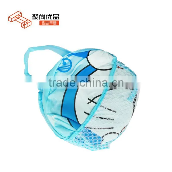L00089 2017 Good Quality Collapsible Pop up Laundry Basket/Foldable Hollow Net Mesh Clothes Laundry Basket photo-5