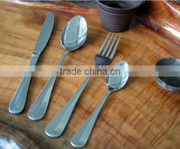 Long Handle Durable Rust Proof 410 Stainless Steel Table Flatware photo-5
