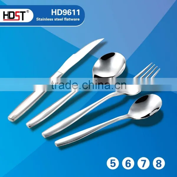 Factory Direct Wholesale Restaurant Tableware;mirror Polish Stainless Steel Cutlery photo-2