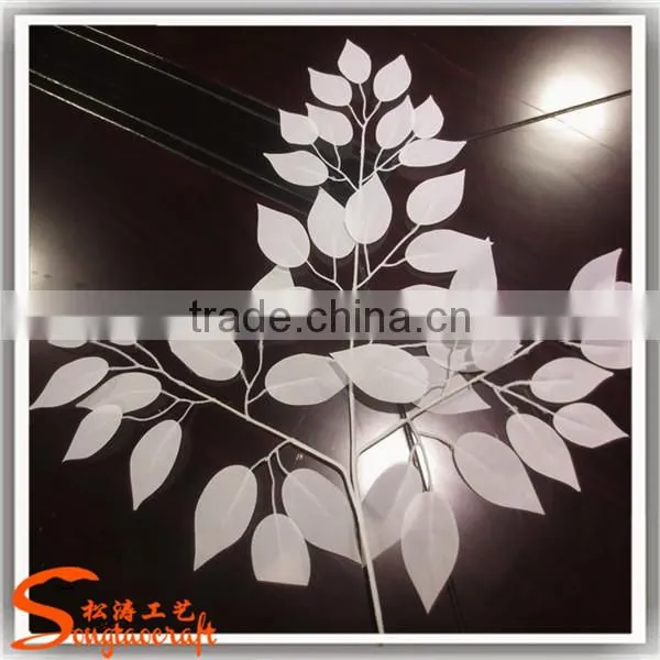 Lower Price Plastic Landscaping White Ficus Tree For Indoor Wedding photo-3