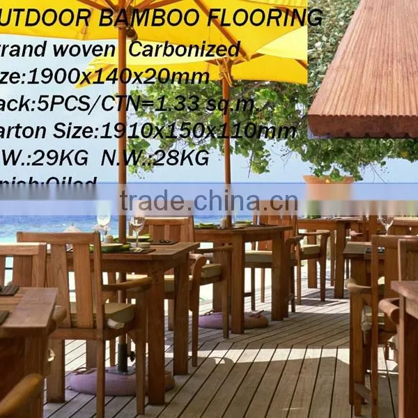 Durable DIY Outdoor Decking From a China Professional Manufacturer Installing at Your Balcony,garden Outdoor Bamboo Flooring photo-2