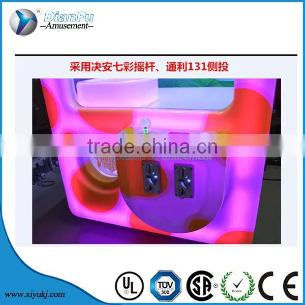 2015 New Prize Claw Crane Machine Mushroom /coin Operated Plush Mini Candy Toy Doll Vending Crane Machine for Sale photo-5