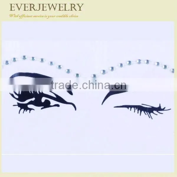Crystal Stickers and Decotative Face Rhinestones Stickers