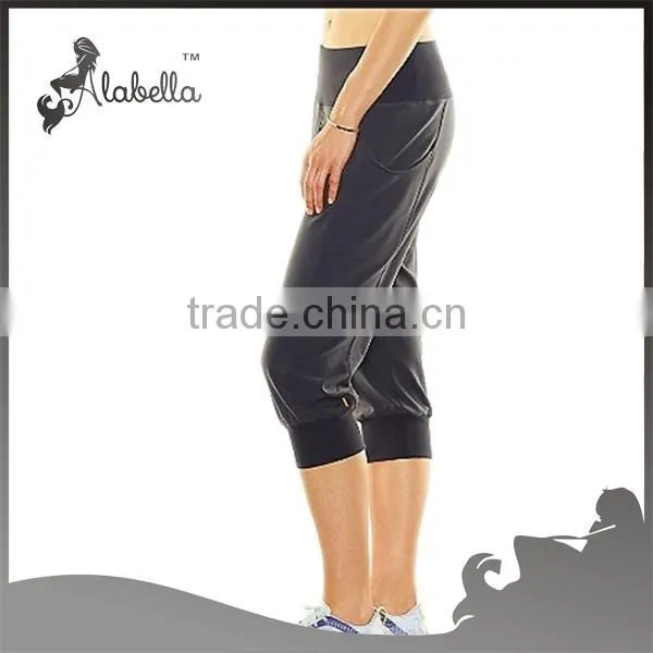 2015 High Quality Spandex/Polyester Yoga Pants/Yoga Capri photo-2