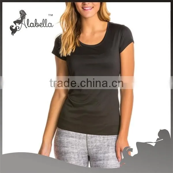 Custom Cool Dry Moisture Wicking Shirts Wholesale Women Running Wear