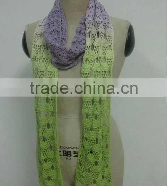 Cotton Handmade Crocheted Shawl, Fashion Shawl photo-2