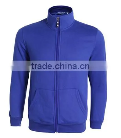 Wholesale High Quality Mens Stand Collar Zipper Jacket Without Hood Top Selling photo-2