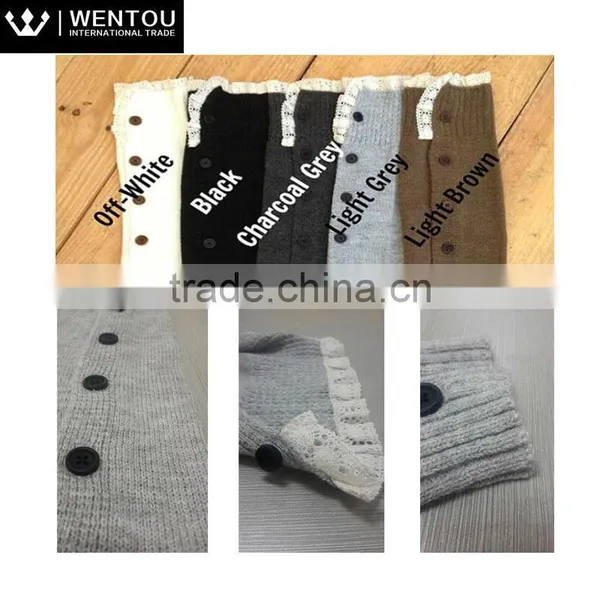 Wholesale Kintted Full Button Leg Warmer photo-4