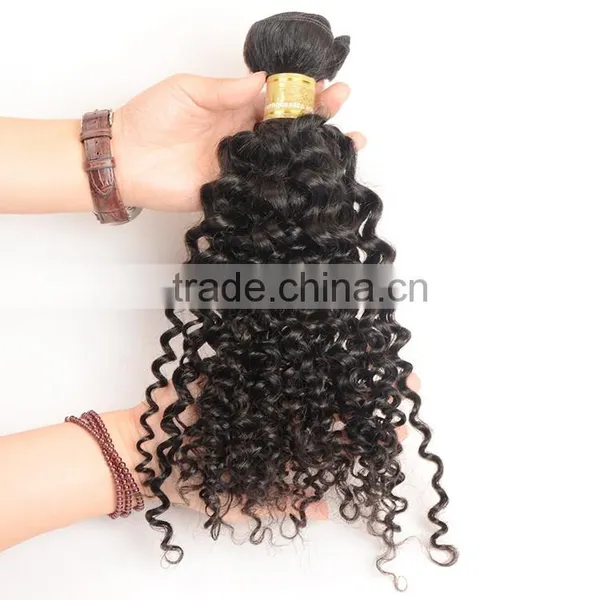 Unprocessed Virign Indian Human Hair Weaves Curly Wholesale Kinky Curly Indian Hair Extensions photo-4