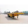 2 Axles 20FT Flatbed Semi-trailer With Container Lock photo-2