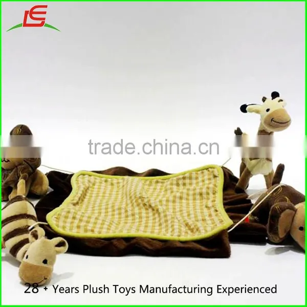 Environmental ISO Soothe Baby Plush Animal Toy Hanging Bed Bell photo-3
