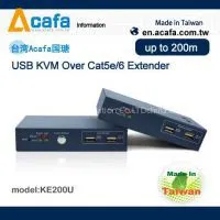 Acafa VGA USB KVM Extender 200m