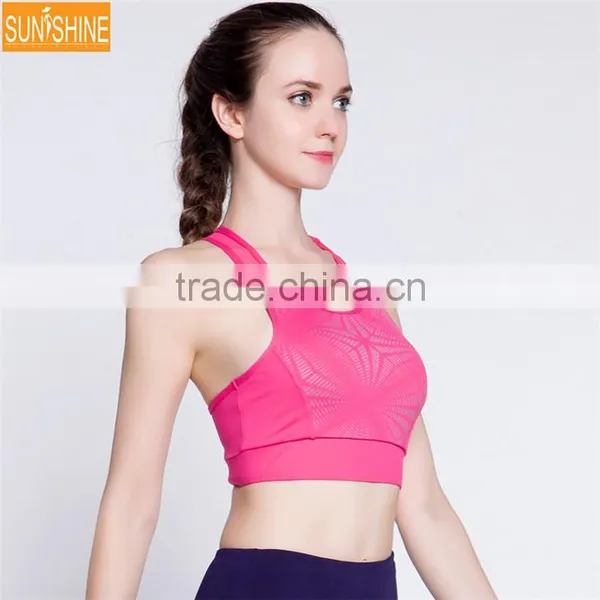 OEM Fashion Saling Hot Yoga Sports Women Sexy Bra Yoga Wear With Custom photo-2