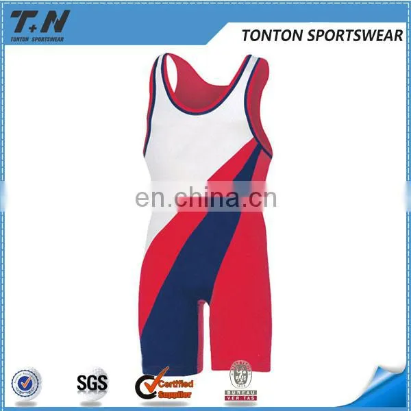 Wholesale Sublimated Custom Women's Wrestling Singlet photo-3
