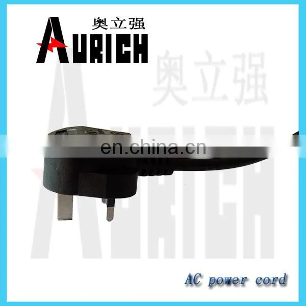 British Rubber Coated Wire Copper Socket Power Cord With Lamp Socket Adapter photo-3