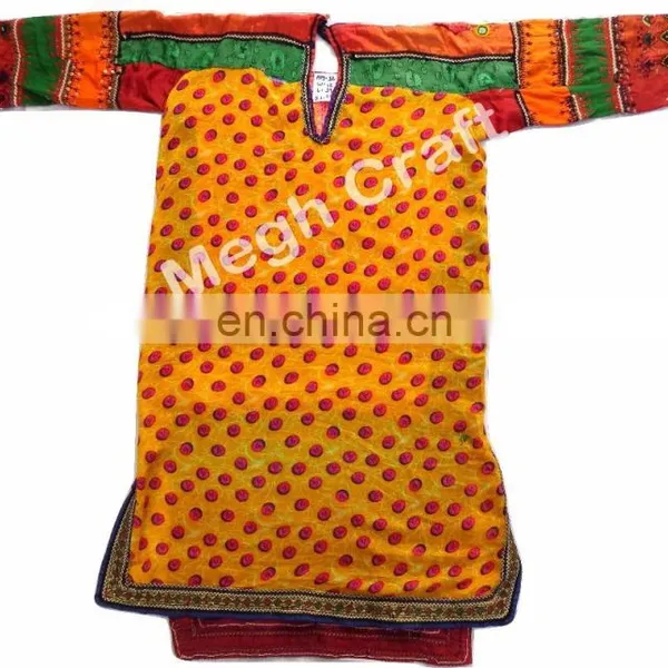 Afghan Kuchi Ethnic Dress- Vintage Kuchi Afghan Dress -Banjara Tribal Belly Dancing Costume Tunic Top photo-5