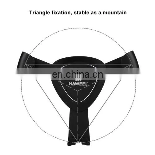 HAWEEL Triangle Design Universal Car Air Vent Phone Holder Mount for Huawei and Other Brands photo-3