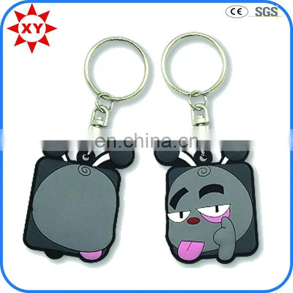 New Design Promotion Gift Cute Expression Soft Pvc Keychain photo-4