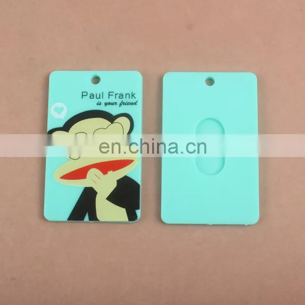 China Factory Supply Single PP Bank Card Holder With Logo Printing, Plastic Credit Card Holder photo-2