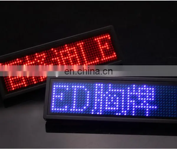 Custom Logo Magnetic Name Badge, Led Badge, Led Pin Badge photo-3