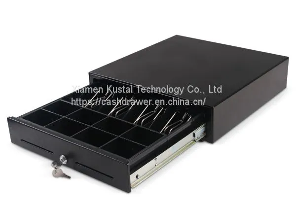 KST-410S Black Standard Slide Cash Drawer