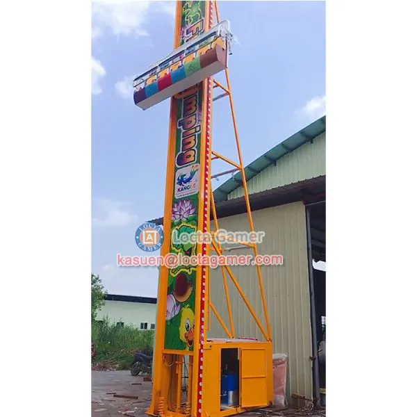 Zhongshan Amusement Park Equipment, 6 Seat Frog Jump, Drop Ride Hopper Fall Tower, Kiddie Rides, Earn Money photo-5