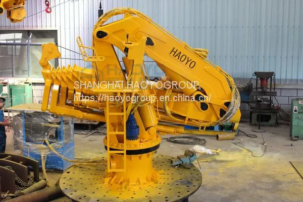 Top Lift Weight 1 Ton to 10ton Customized Foldable Knuckle Marine Crane for Sale photo-5