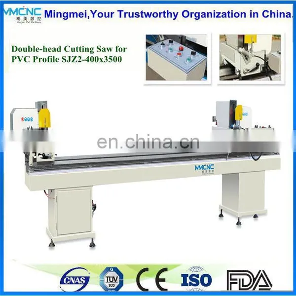 Double Head Mitre Cutting Saw for PVC and Aluminum Profile / Window Door Cutting Saw photo-2