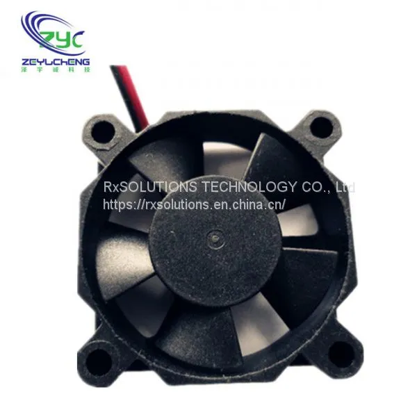 Plastic Mini Ventilator 12v DC Axial Fans For Small Electric Equipment photo-3