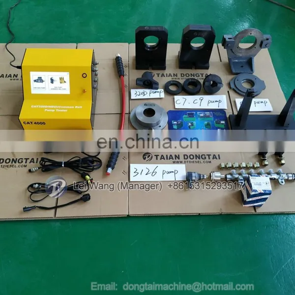 CAT4000 to Test Common Rail HEUI CAT 320D Pump Tester photo-4